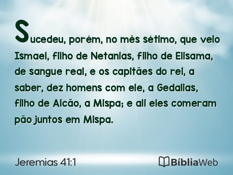 Jeremias 41:1 em imagem para compartilhar