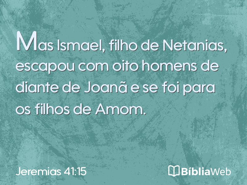 Jeremias 41:15 em imagem para compartilhar