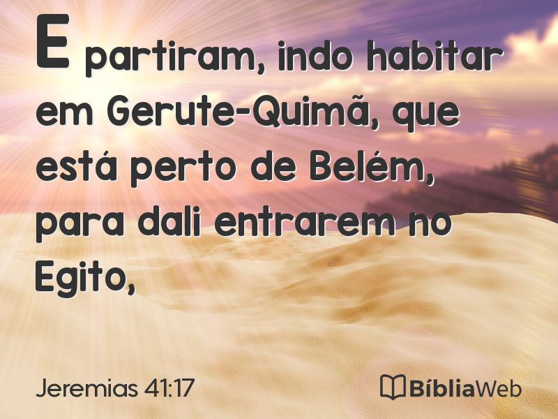 Jeremias 41:17 em imagem para compartilhar