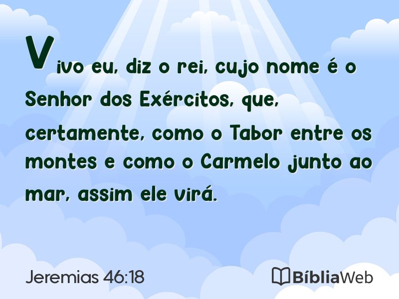 Jeremias 46:18 em imagem para compartilhar