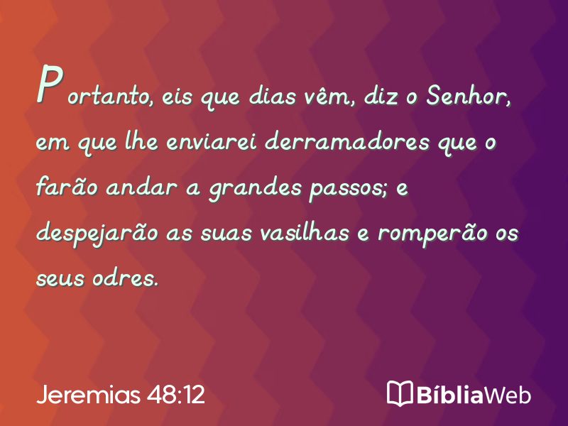 Jeremias 48:12 em imagem para compartilhar