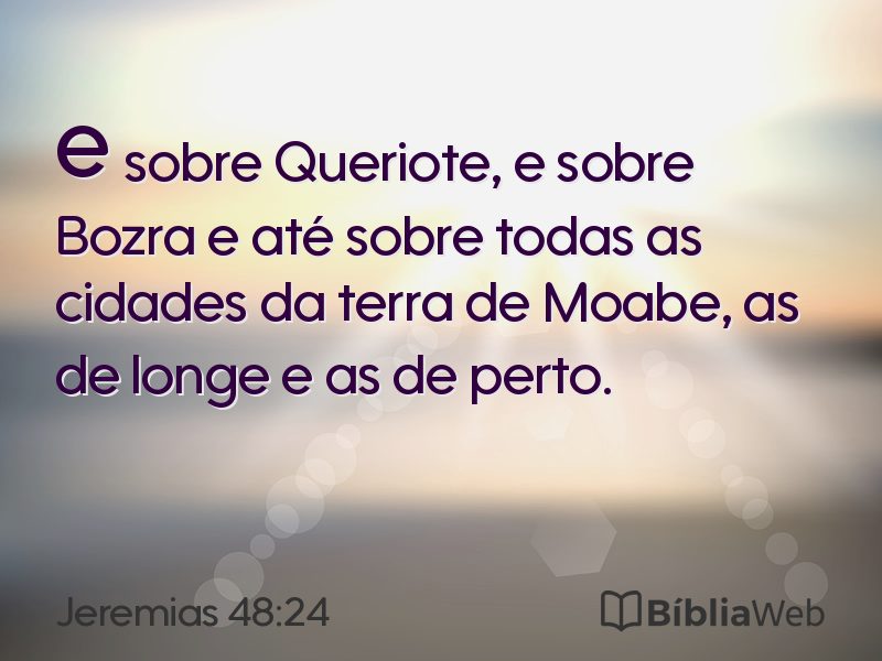 Jeremias 48:24 em imagem para compartilhar