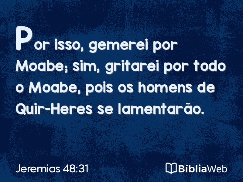 Jeremias 48:31 em imagem para compartilhar
