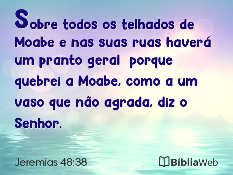 Jeremias 48:38 em imagem para compartilhar