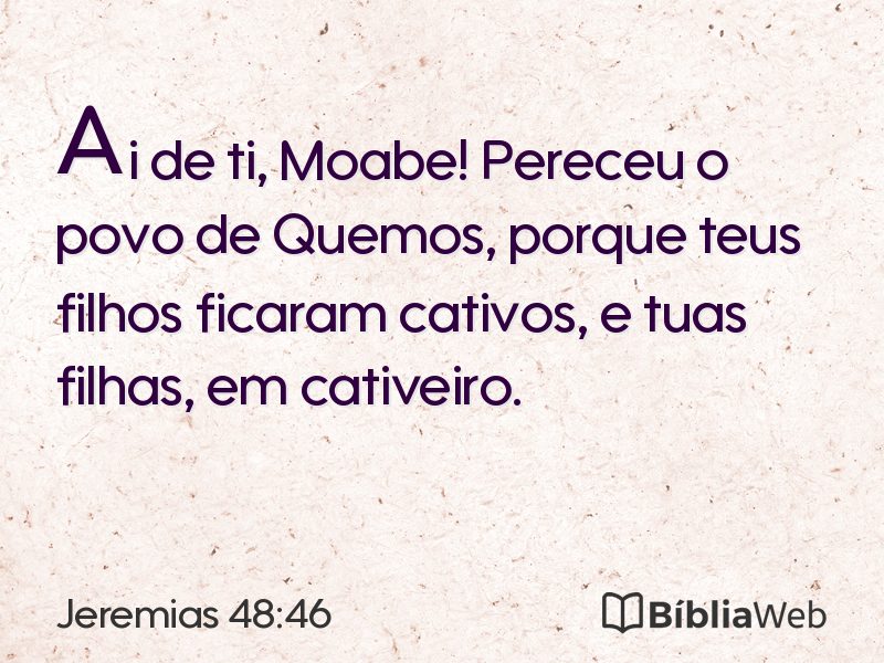 Jeremias 48:46 em imagem para compartilhar