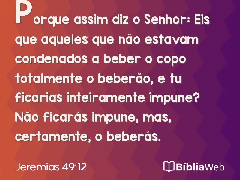 Jeremias 49:12 em imagem para compartilhar