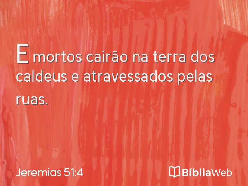 Jeremias 51:4 em imagem para compartilhar