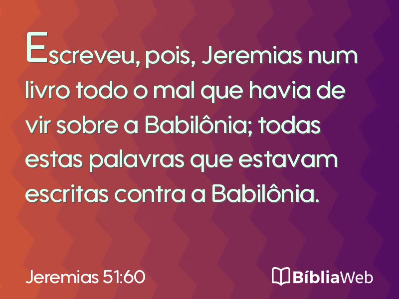 Jeremias 51:60 em imagem para compartilhar