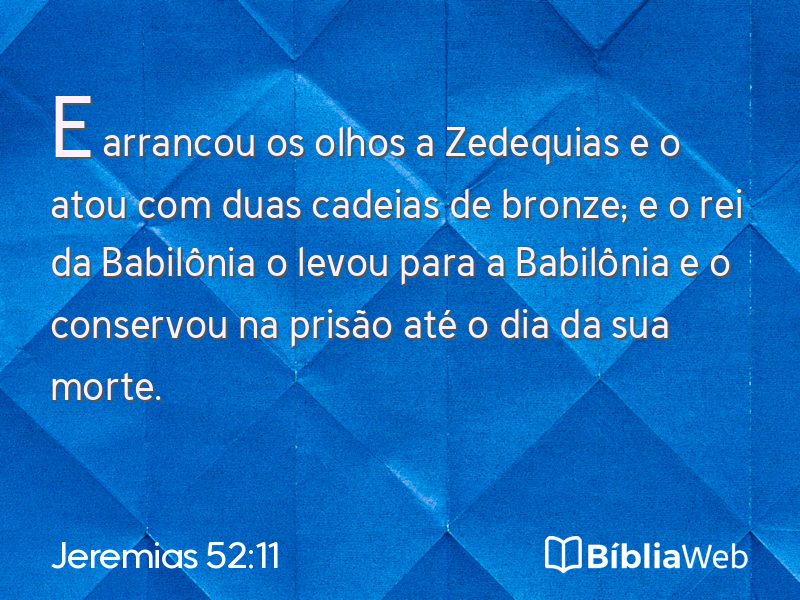 Jeremias 52:11 em imagem para compartilhar