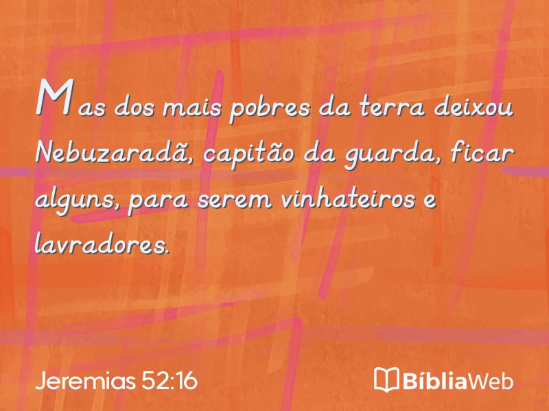 Jeremias 52:16 em imagem para compartilhar