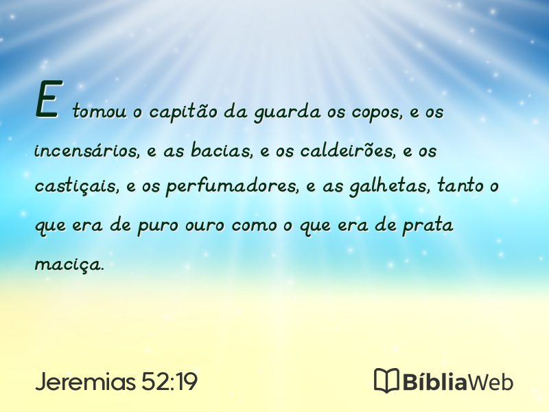 Jeremias 52:19 em imagem para compartilhar