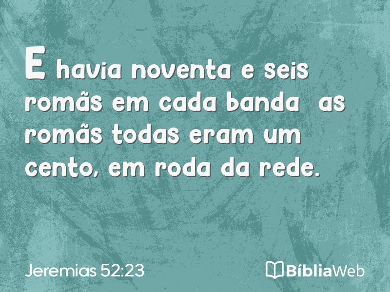 Jeremias 52:23 em imagem para compartilhar