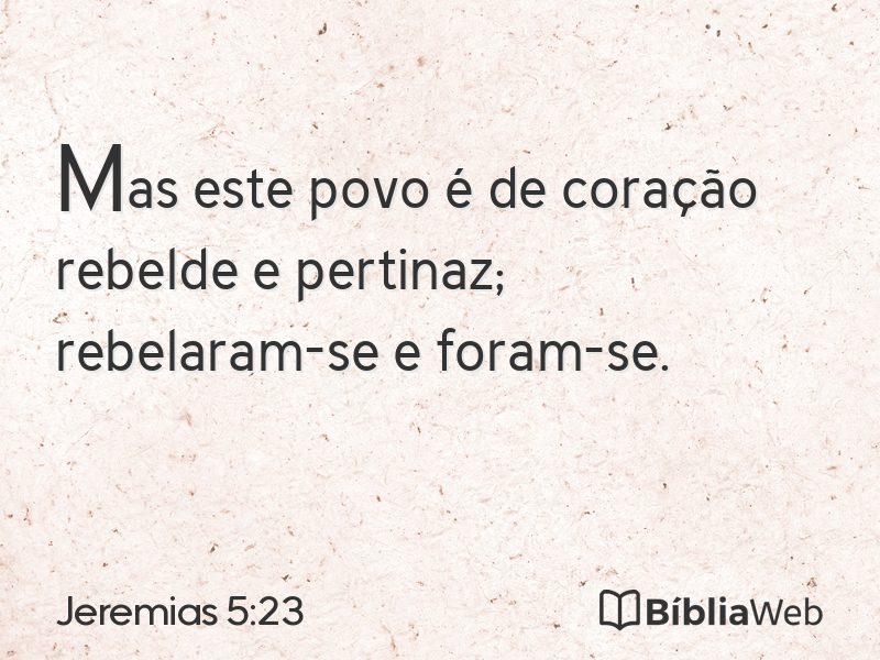 Jeremias 5:23 em imagem para compartilhar