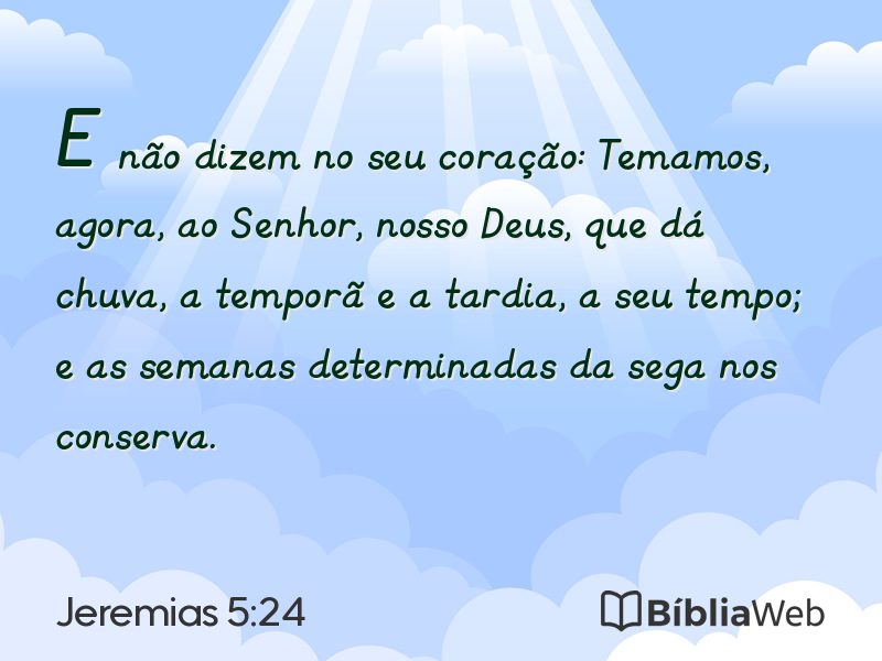 Jeremias 5:24 em imagem para compartilhar