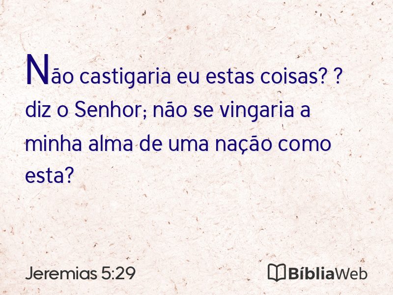 Jeremias 5:29 em imagem para compartilhar