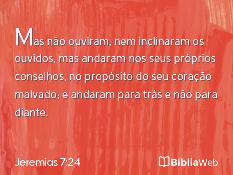 Jeremias 7:24 em imagem para compartilhar