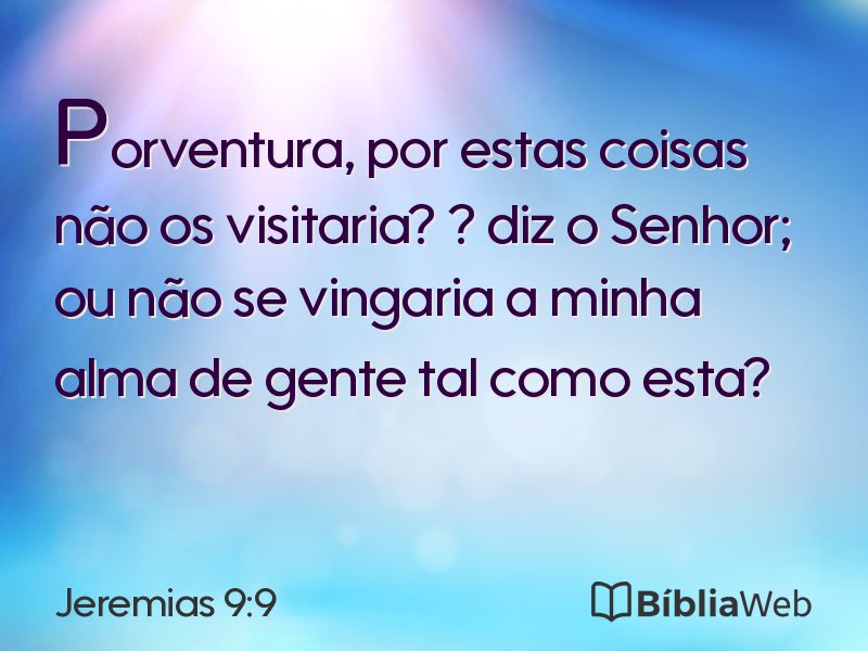 Jeremias 9:9 em imagem para compartilhar