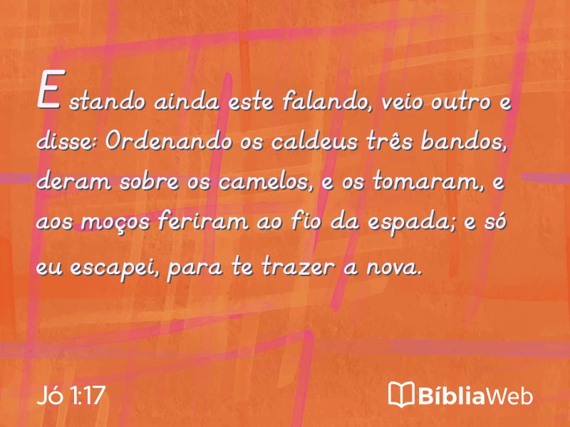 Jó 1:17 em imagem para compartilhar