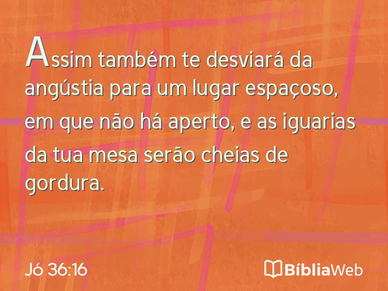 Jó 36:16 em imagem para compartilhar