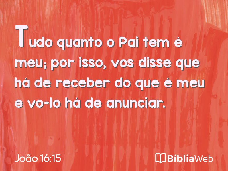 João 16:15 em imagem para compartilhar