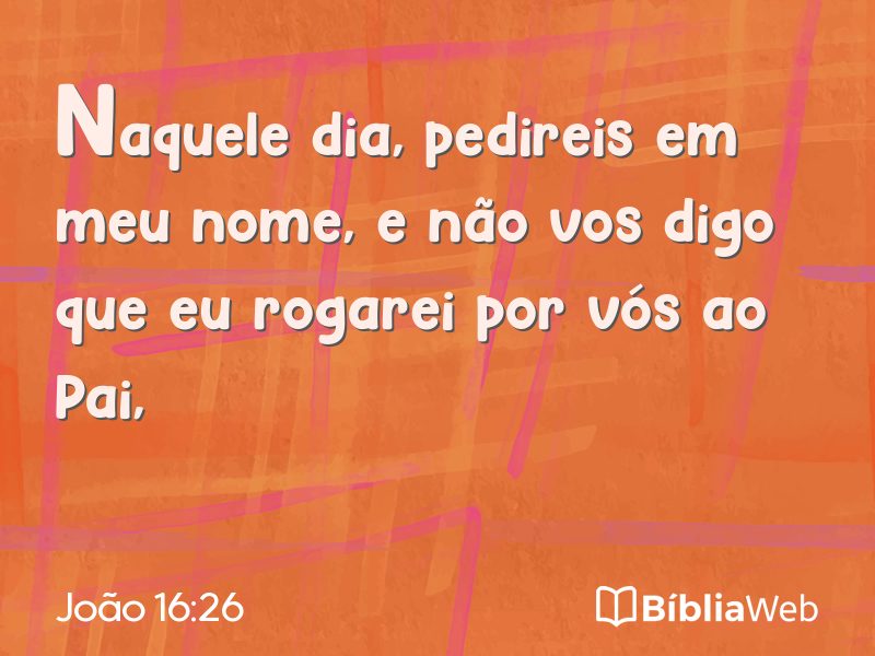 João 16:26 em imagem para compartilhar