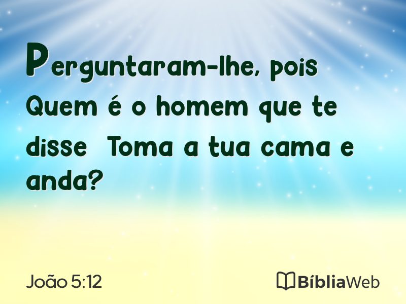 João 5:12 em imagem para compartilhar