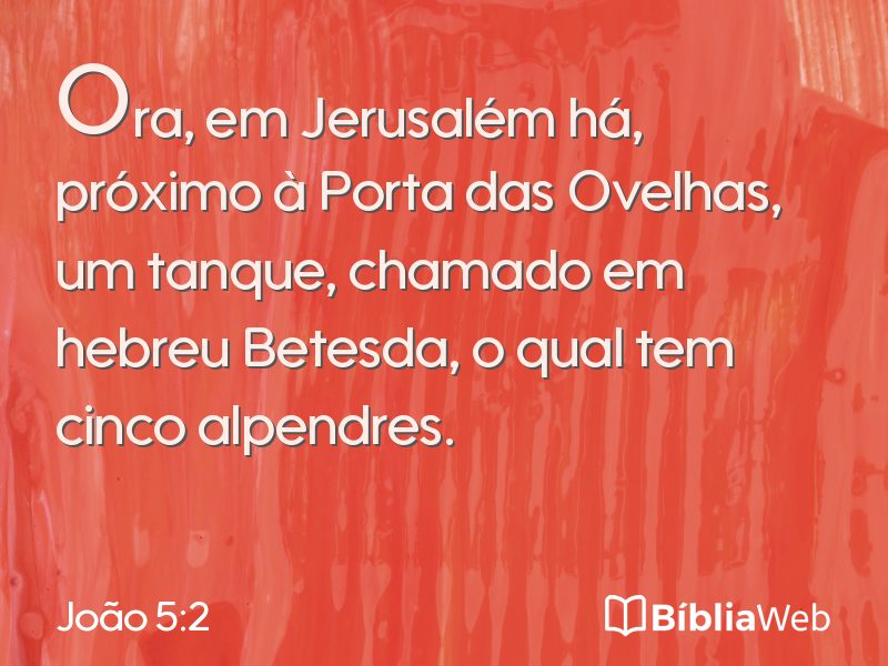 João 5:2 em imagem para compartilhar