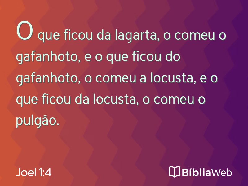 Joel 1:4 em imagem para compartilhar