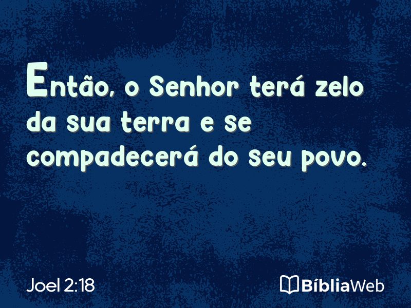 Joel 2:18 em imagem para compartilhar
