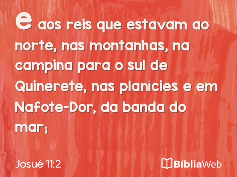 Josué 11:2 em imagem para compartilhar