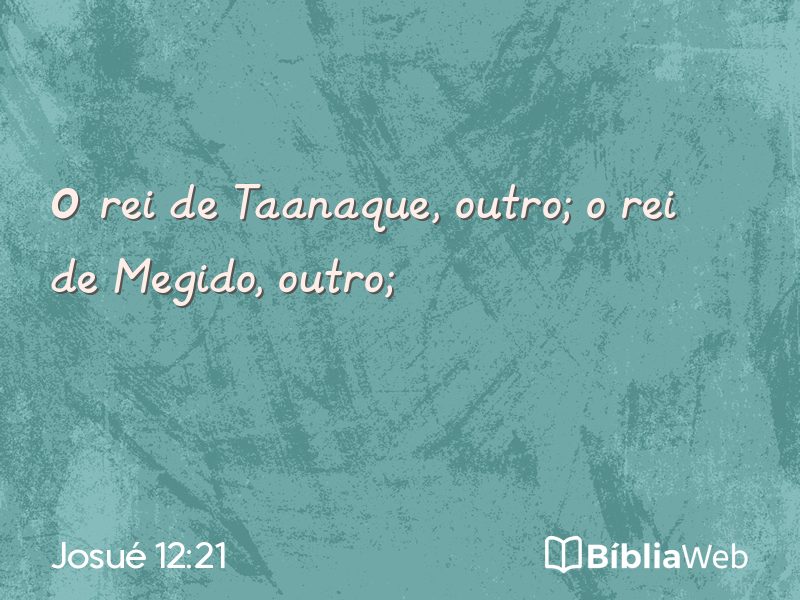 Josué 12:21 em imagem para compartilhar
