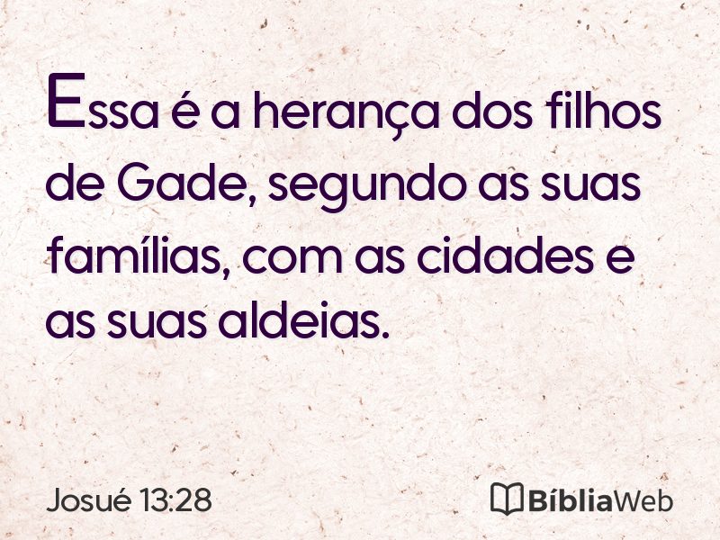 Josué 13:28 em imagem para compartilhar
