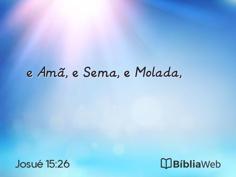 Josué 15:26 em imagem para compartilhar