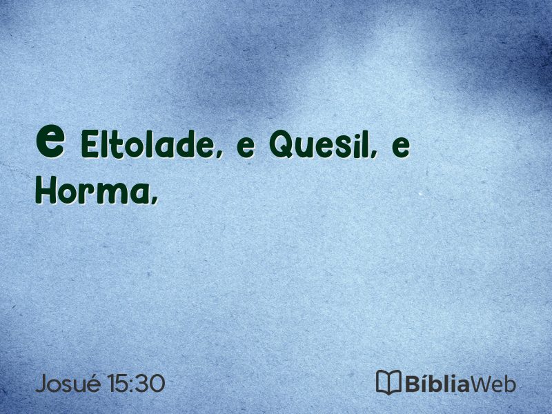 Josué 15:30 em imagem para compartilhar