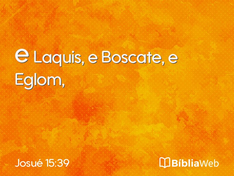 Josué 15:39 em imagem para compartilhar