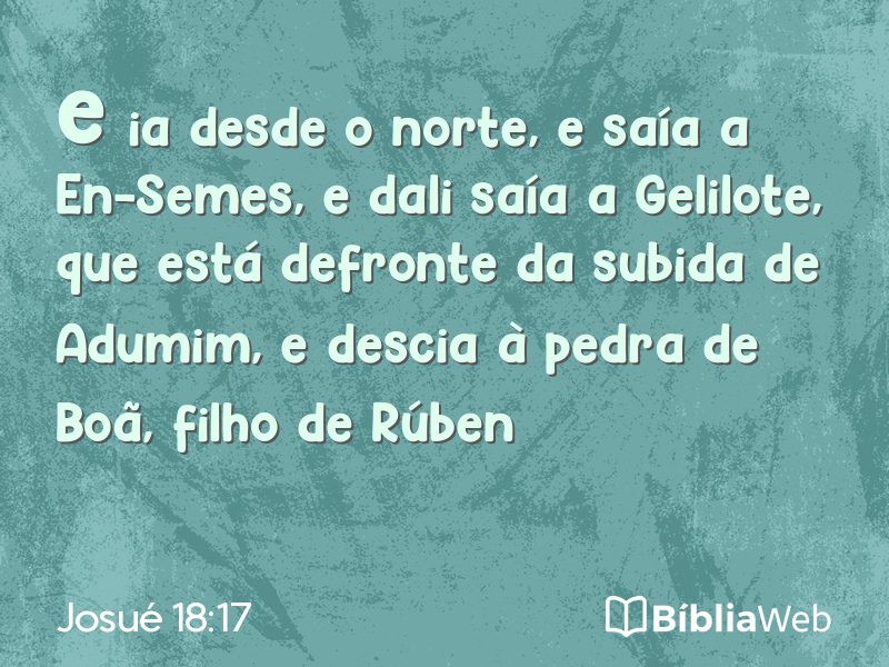 Josué 18:17 em imagem para compartilhar