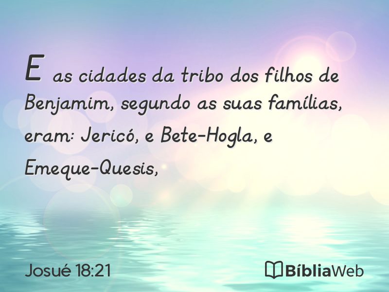 Josué 18:21 em imagem para compartilhar
