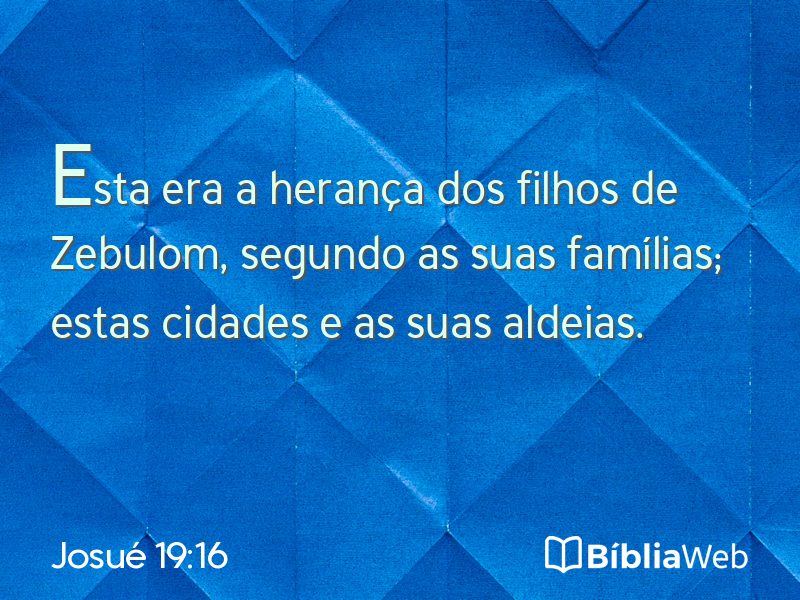 Josué 19:16 em imagem para compartilhar