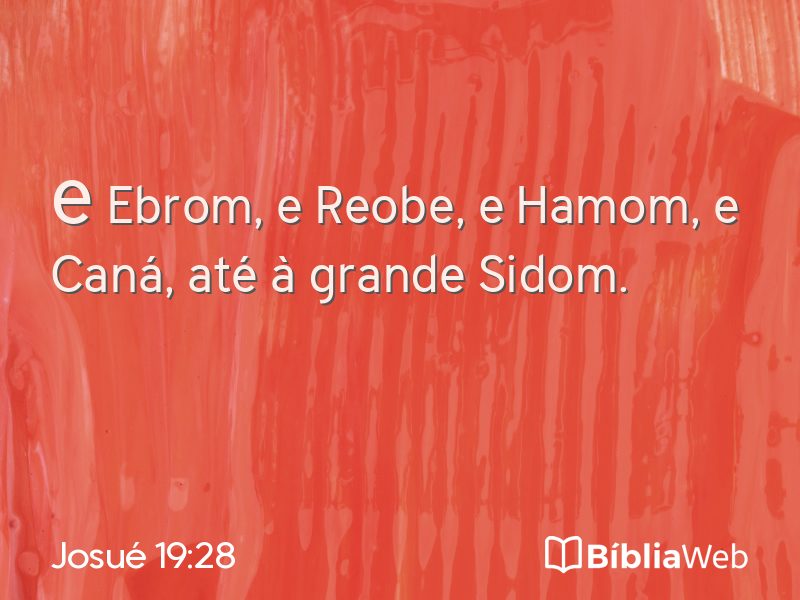 Josué 19:28 em imagem para compartilhar