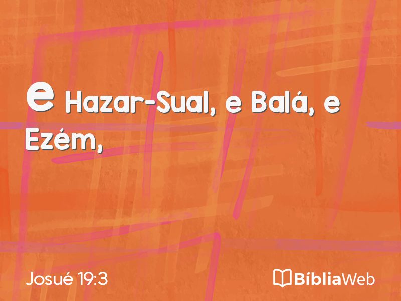 Josué 19:3 em imagem para compartilhar