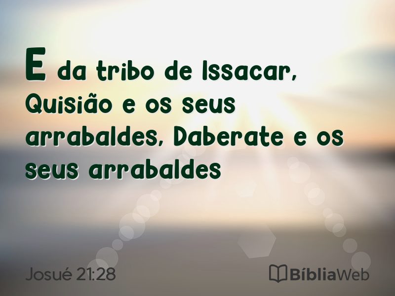 Josué 21:28 em imagem para compartilhar