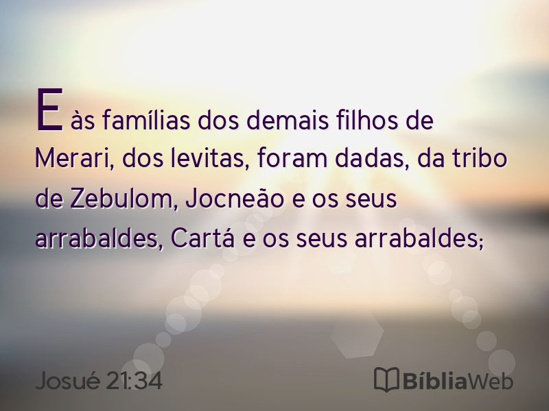 Josué 21:34 em imagem para compartilhar