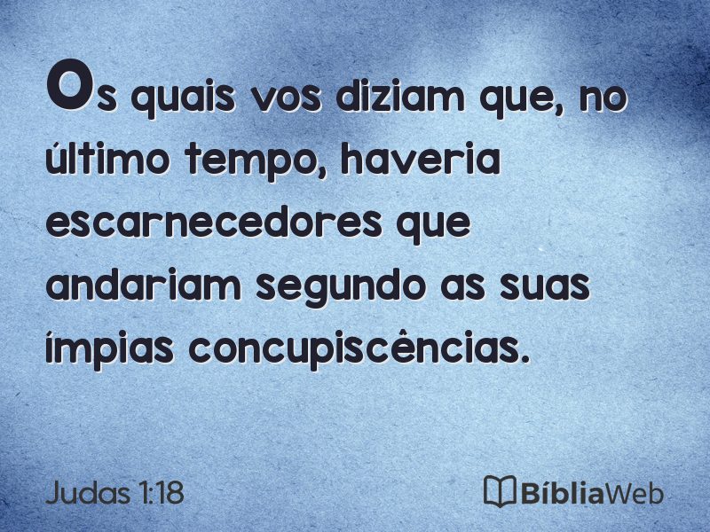 Judas 1:18 em imagem para compartilhar