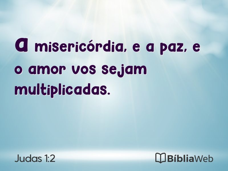 Judas 1:2 em imagem para compartilhar