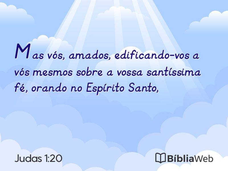 Judas 1:20 em imagem para compartilhar