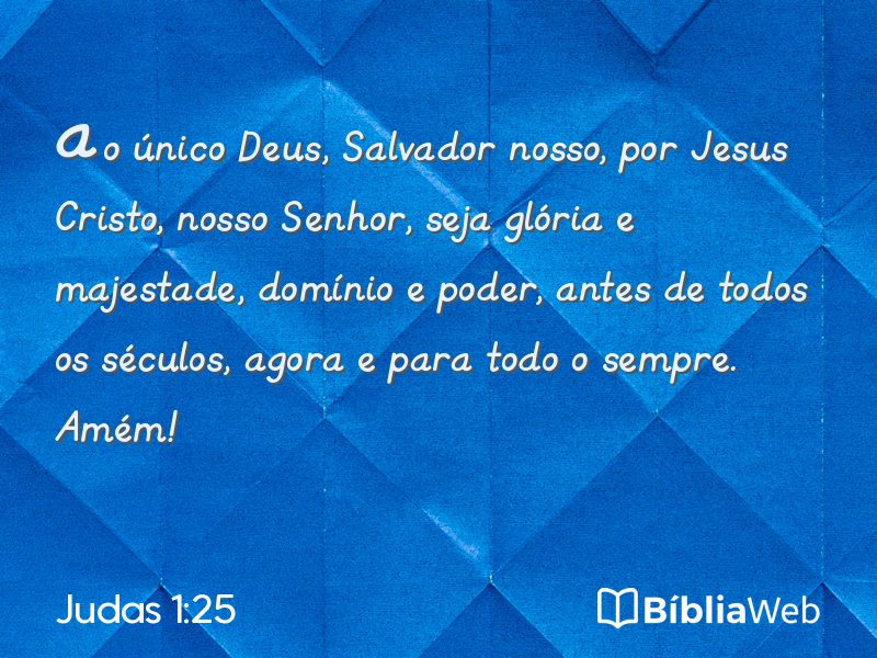 Judas 1:25 em imagem para compartilhar