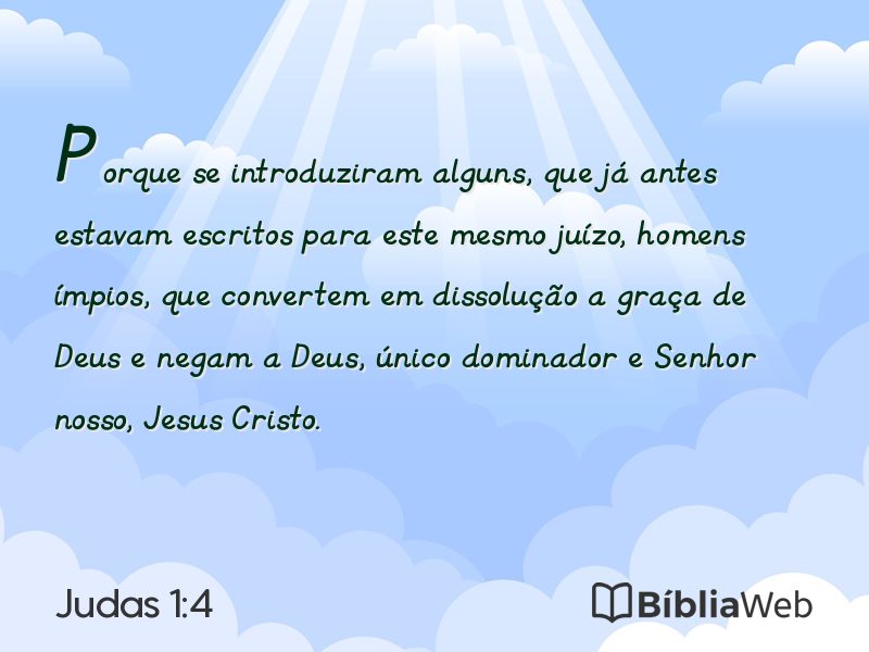 Judas 1:4 em imagem para compartilhar