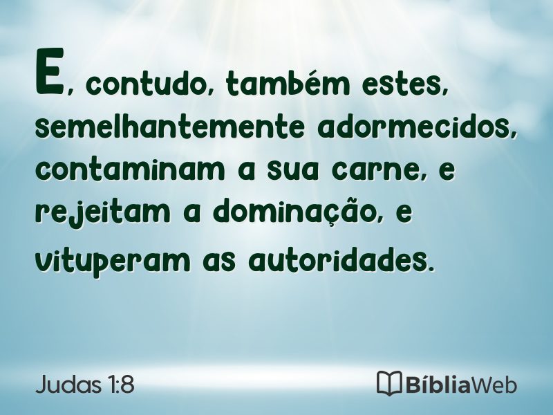 Judas 1:8 em imagem para compartilhar