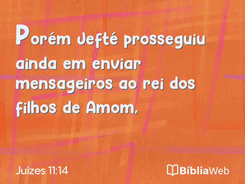 Juízes 11:14 em imagem para compartilhar