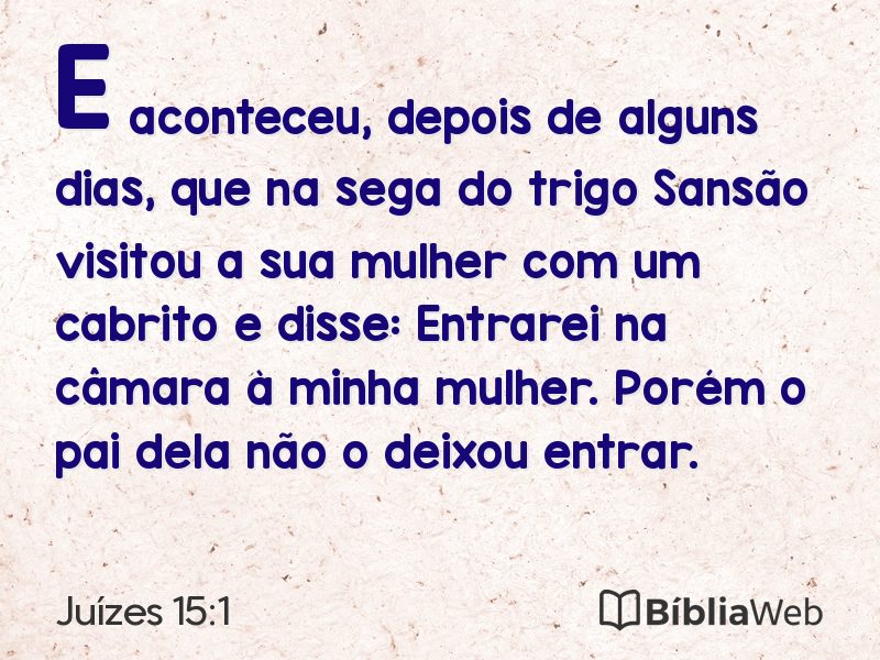 Juízes 15:1 em imagem para compartilhar